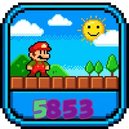 5853